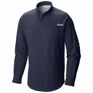 Columbia PFG Tamiami™ II Långärmad Tröja Herr Marinblå (HKCLY4562)